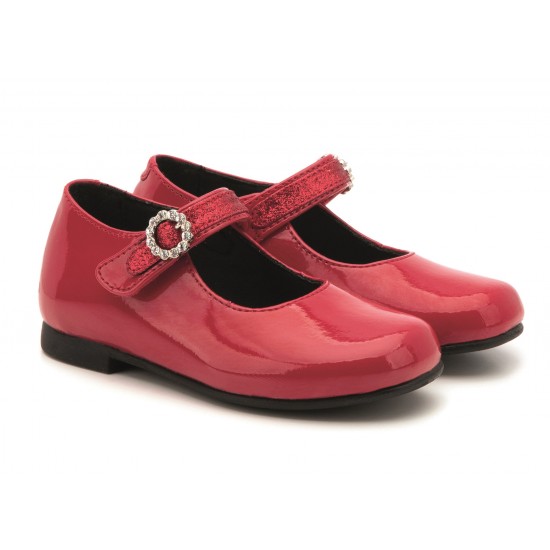 Girls red hot sale dress shoes